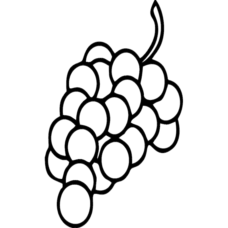 طرح انگور مناسب برای استفاده در دستگاه های cnc چوب و cnc لیزر - grapes dxf file
