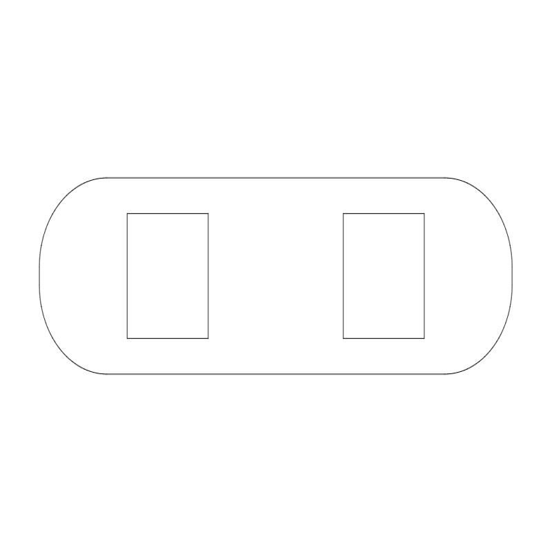طرح سگک کمربند مناسب برای استفاده در دستگاه های cnc چوب و cnc لیزر - belt buckle dxf file