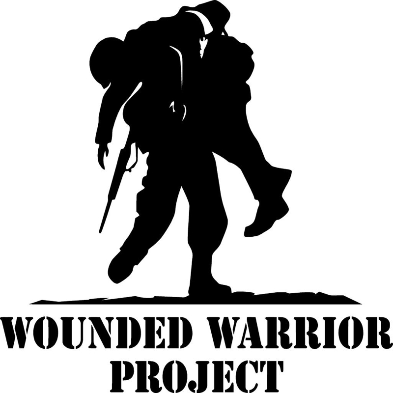 طرح پروژه لوگوی جنگجوی زخمی wwp مناسب برای استفاده در دستگاه های cnc چوب و cnc لیزر - wounded warrior project logo wwp dxf