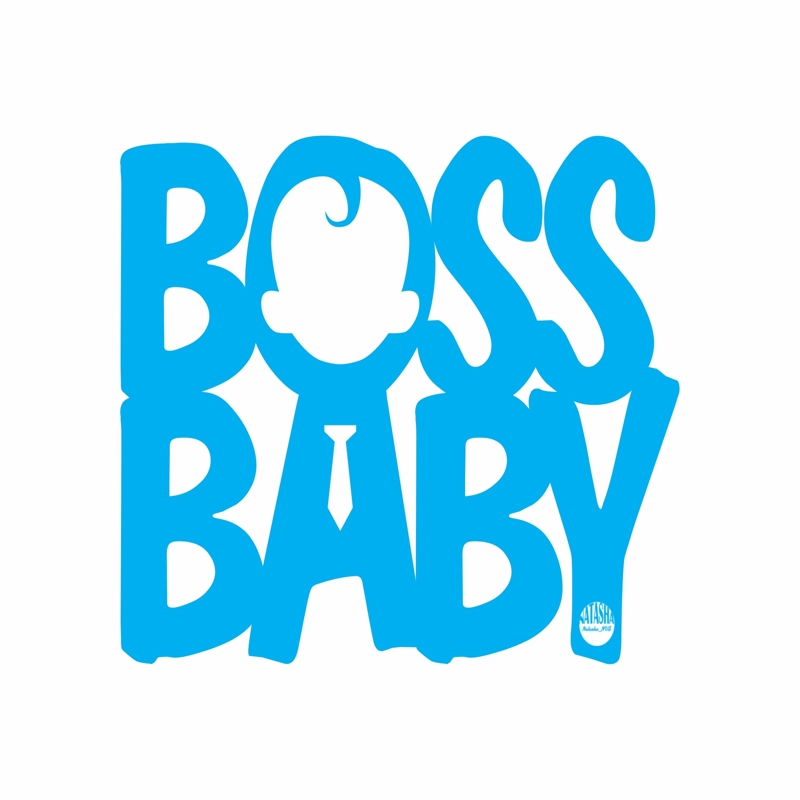 طرح استیکر بچه رئیس مناسب برای استفاده در دستگاه های cnc چوب و cnc لیزر - the boss baby sticker cdr file