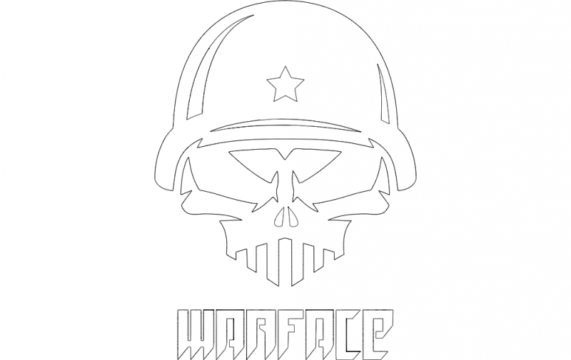 طرح بازی warface 2 مناسب برای استفاده در دستگاه های cnc چوب و cnc لیزر - warface 2 dxf file