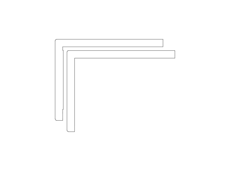 طرح فلنج مناسب برای استفاده در دستگاه های cnc چوب و cnc لیزر - flange dxf file