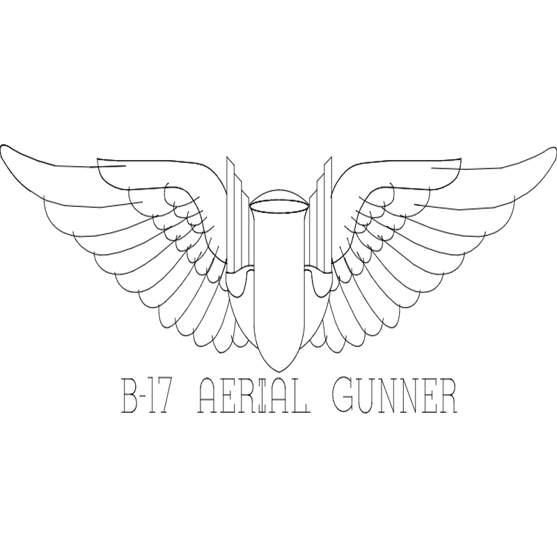 طرح توپچی هوایی بالدار مناسب برای استفاده در دستگاه های cnc چوب و cnc لیزر - wings aerial gunner dxf file