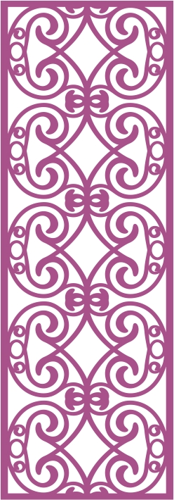 طرح پنل وکتور بدون درز شماره ۱۶۳ مناسب برای استفاده در دستگاه های cnc چوب و cnc لیزر - laser cut vector panel seamless 163 cdr file