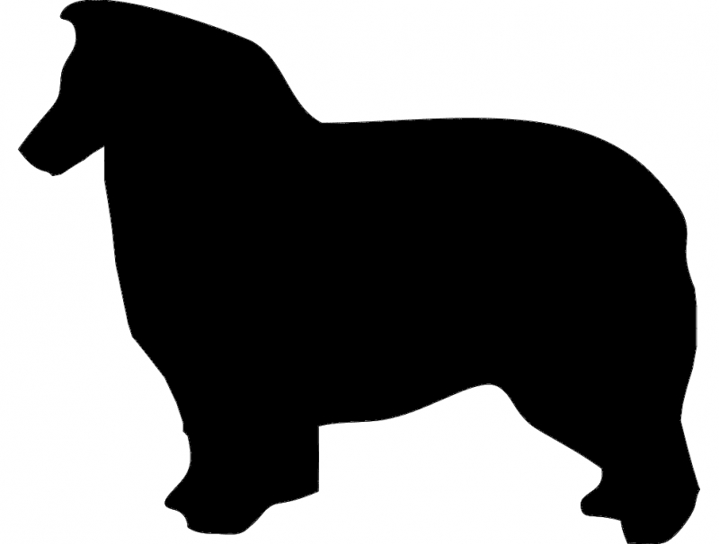 طرح سگ استرالیایی مناسب برای استفاده در دستگاه های cnc چوب و cnc لیزر - aussie dog dxf file