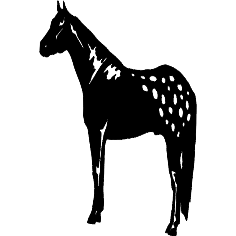 طرح اسب مناسب برای استفاده در دستگاه های cnc چوب و cnc لیزر - horse dxf file