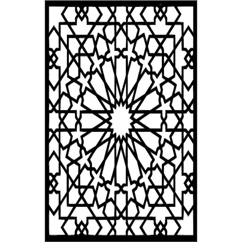طرح الگو مناسب برای استفاده در دستگاه های cnc چوب و cnc لیزر - pattern dxf file