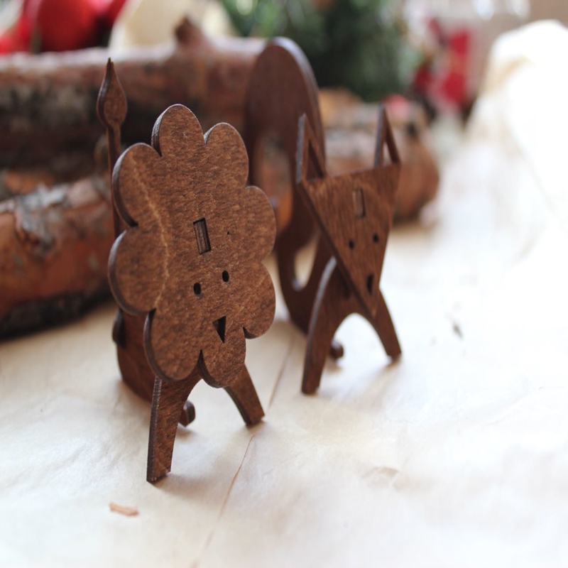 طرح حیوانات چوبی مناسب برای استفاده در دستگاه های cnc چوب و cnc لیزر - laser cut wooden animal decoration template cdr file
