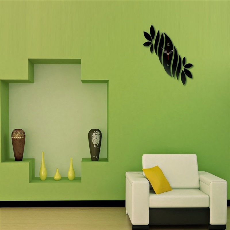 طرح مدل ساعت دیواری فانتزی مناسب برای استفاده در دستگاه های cnc چوب و cnc لیزر - laser cut fantasy wall clock model cdr file