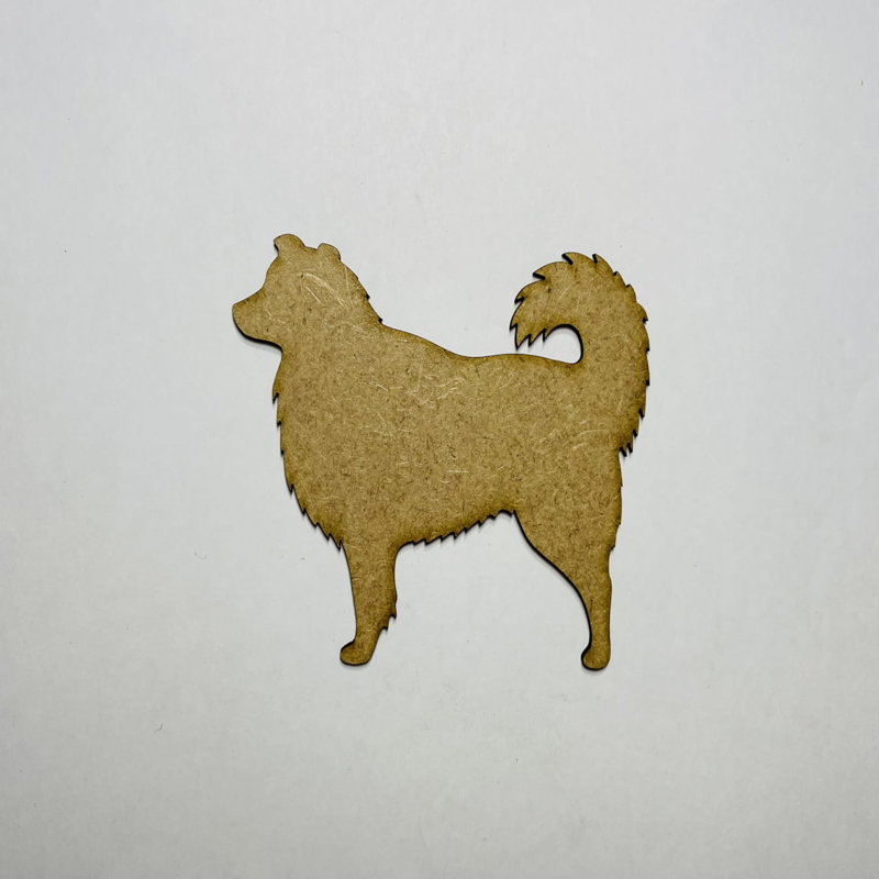 طرح سگ چوپان استرالیایی چوبی مناسب برای استفاده در دستگاه های cnc چوب و cnc لیزر - laser cut wooden australian shepherd cutout cdr file
