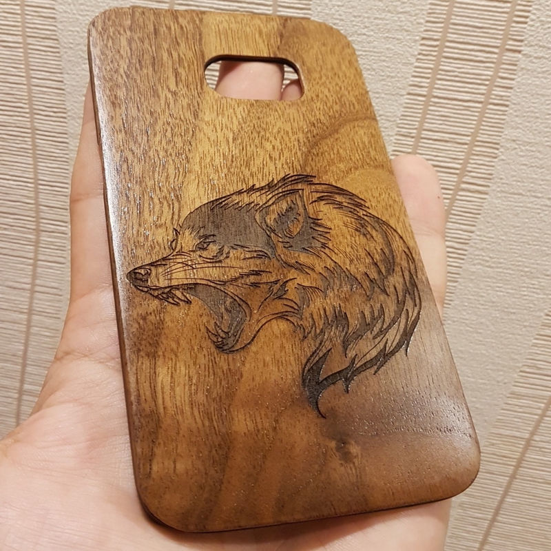 طرح حکاکی لیزری گرگ مناسب برای استفاده در دستگاه های cnc چوب و cnc لیزر - laser engraving wolf dxf file