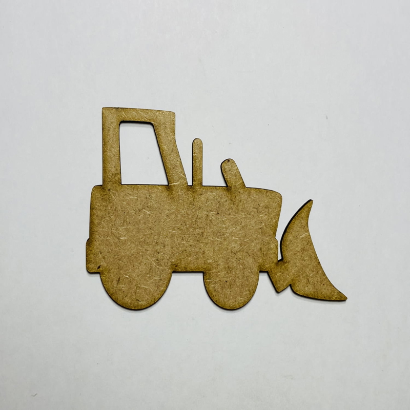 طرح برش چوب بولدوزر به شکل ناتمام مناسب برای استفاده در دستگاه های cnc چوب و cnc لیزر - laser cut bulldozer shape bulldozer unfinished wood cutout cdr file