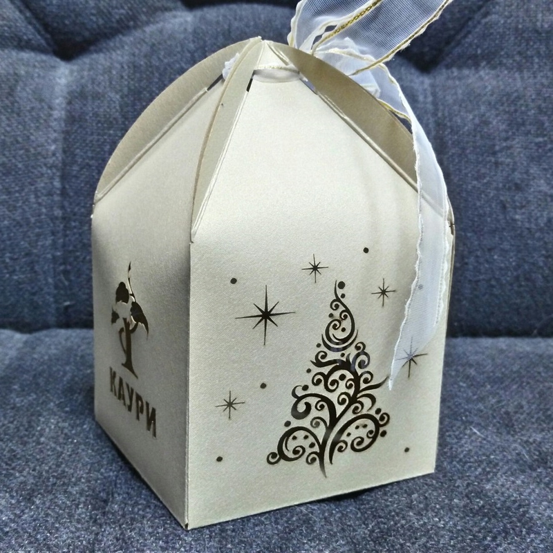 طرح جعبه کادو برای هدایای جشن عروسی مناسب برای استفاده در دستگاه های cnc چوب و cnc لیزر - laser cut favor box for weddings party gifts cdr file