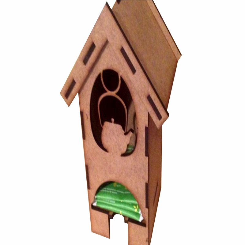 طرح چایخانه مناسب برای استفاده در دستگاه های cnc چوب و cnc لیزر - laser cut tea house dxf file