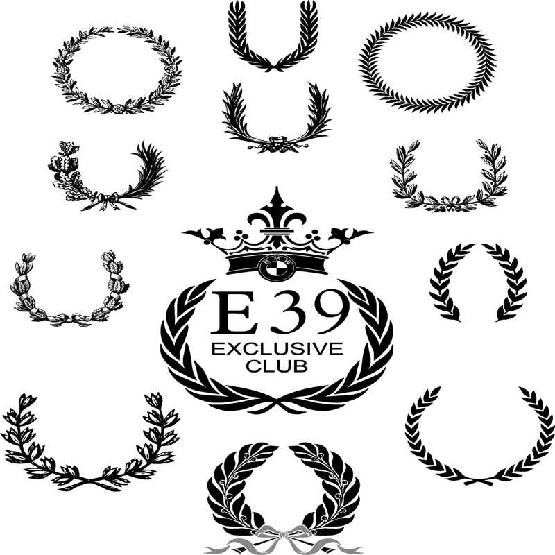 طرح وکتور هنری رایگان تاج گل مناسب برای استفاده در دستگاه های cnc چوب و cnc لیزر - wreath free vector art cdr file