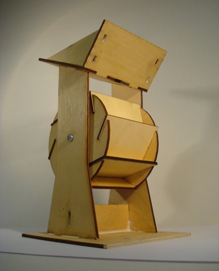 طرح چرخ شنی اسباب بازی مناسب برای استفاده در دستگاه های cnc چوب و cnc لیزر - laser cut sand wheel toy svg file