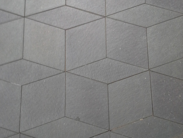 طرح کاشی‌های پنروز مناسب برای استفاده در دستگاه های cnc چوب و cnc لیزر - laser cut penrose tiles svg file