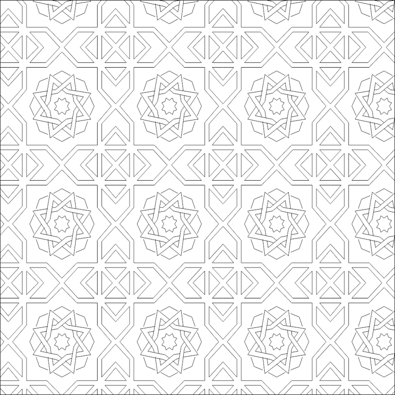 طرح فایل اتوکد نقشه های الگوی تزئینی dwg مناسب برای استفاده در دستگاه های cnc چوب و cnc لیزر - decorative pattern autocad drawings dwg file