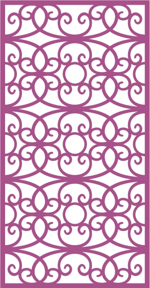 طرح پنل وکتور بدون درز شماره ۲۹۶ مناسب برای استفاده در دستگاه های cnc چوب و cnc لیزر - laser cut vector panel seamless 296 cdr file