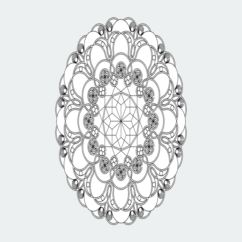 طرح جغرافیایی ۲۳ ۱ مناسب برای استفاده در دستگاه های cnc چوب و cnc لیزر - geo design 23 1 dxf file