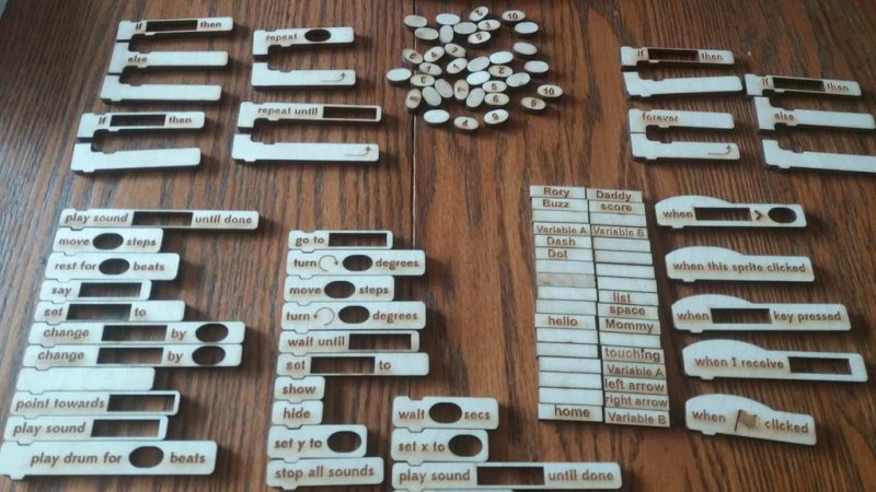 طرح بلوک‌های خراش ، مناسب برای استفاده در دستگاه های cnc چوب و cnc لیزر - laser cut scratch blocks svg file