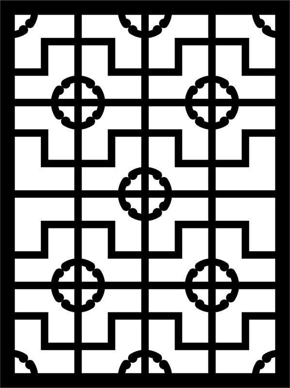 طرح و الگوی حکاکی لیزری طرح توری مناسب برای استفاده در دستگاه های cnc چوب و cnc لیزر - laser engraving pattern lace design dxf file