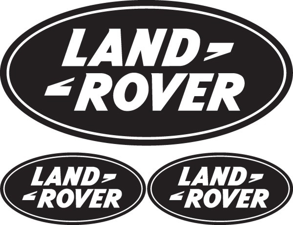 طرح لوگوی لندرور مناسب برای استفاده در دستگاه های cnc چوب و cnc لیزر - land rover logo dxf file
