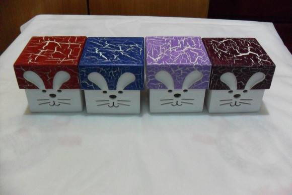طرح جعبه خرگوش ۱۵×۱۵×۱۰ مناسب برای استفاده در دستگاه های cnc چوب و cnc لیزر - caixa coelho 15x15x10 cdr file