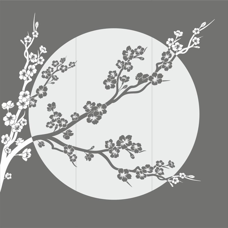 طرح شیشه سندبلاست شده مناسب برای استفاده در دستگاه های cnc چوب و cnc لیزر - sandblasted glass pattern cdr file