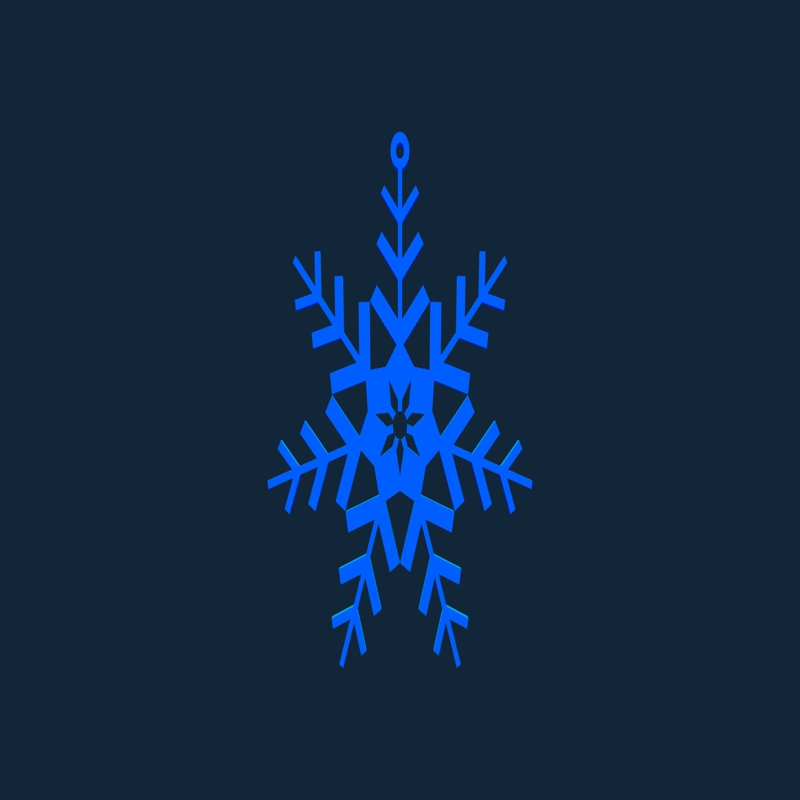طرح دانه برف شماره ۴ مناسب برای استفاده در دستگاه های cnc چوب و cnc لیزر - snowflake design 4 stl file