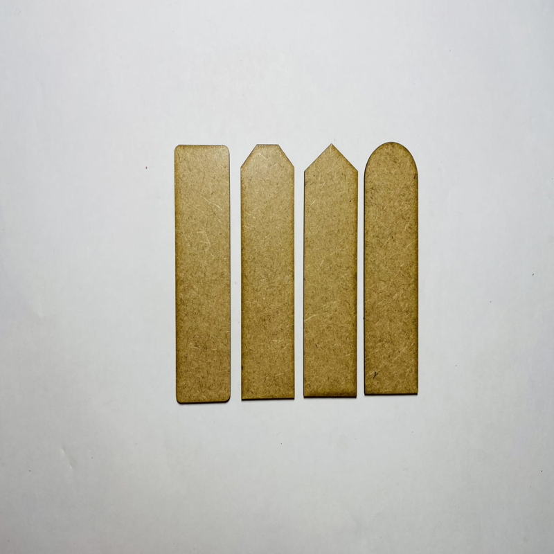 طرح برش بوک مارک چوبی با دستگاه مناسب برای استفاده در دستگاه های cnc چوب و cnc لیزر - laser cut wooden bookmark cutout cdr file
