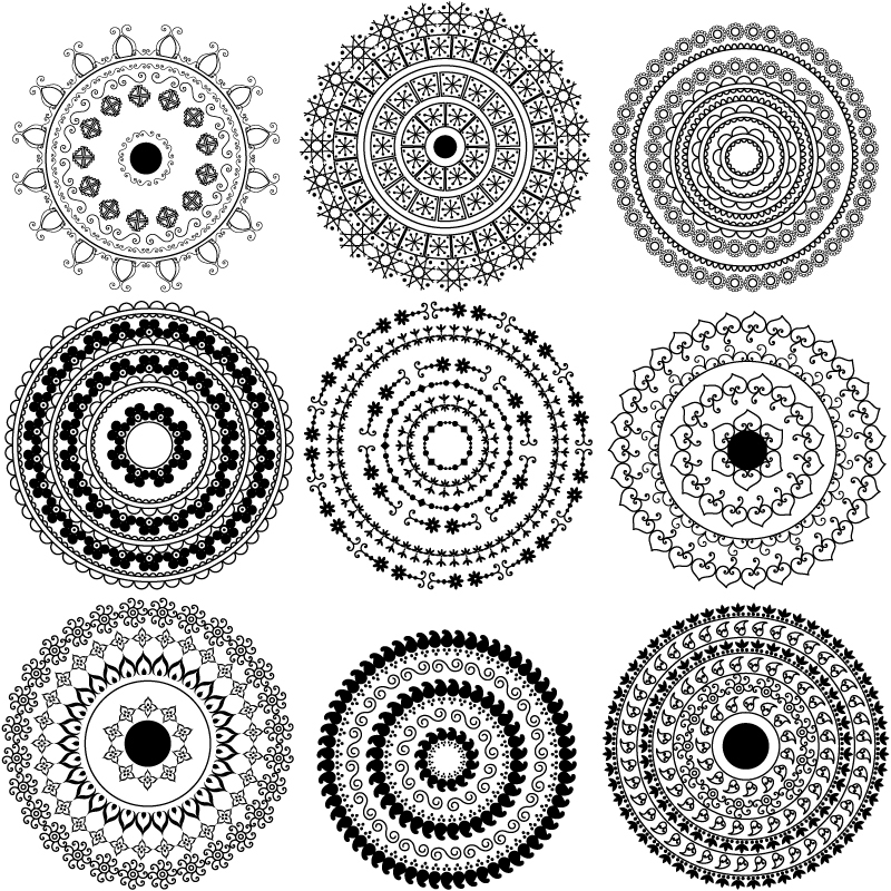 طرح نقش سنت کلاسیک وکتور مناسب برای استفاده در دستگاه های cnc چوب و cnc لیزر - classical tradition pattern vector eps file