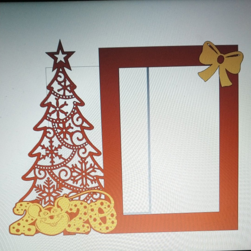 طرح قاب عکس ۲۰۲۰ مناسب برای استفاده در دستگاه های cnc چوب و cnc لیزر - laser cut photo frame 2020 cdr file