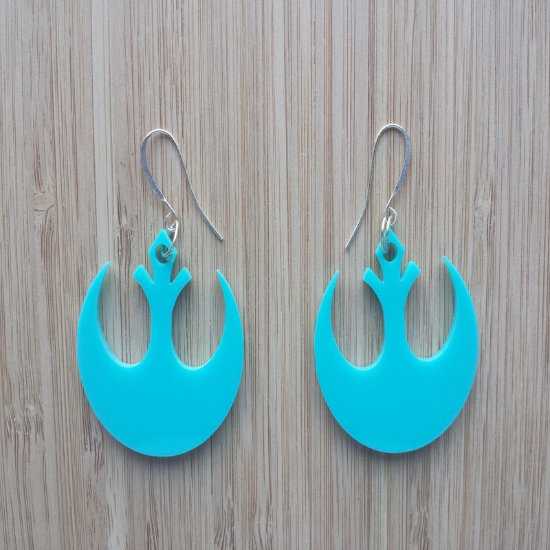طرح گوشواره اکریلیک مناسب برای استفاده در دستگاه های cnc چوب و cnc لیزر - laser cut acrylic earrings design template dxf file