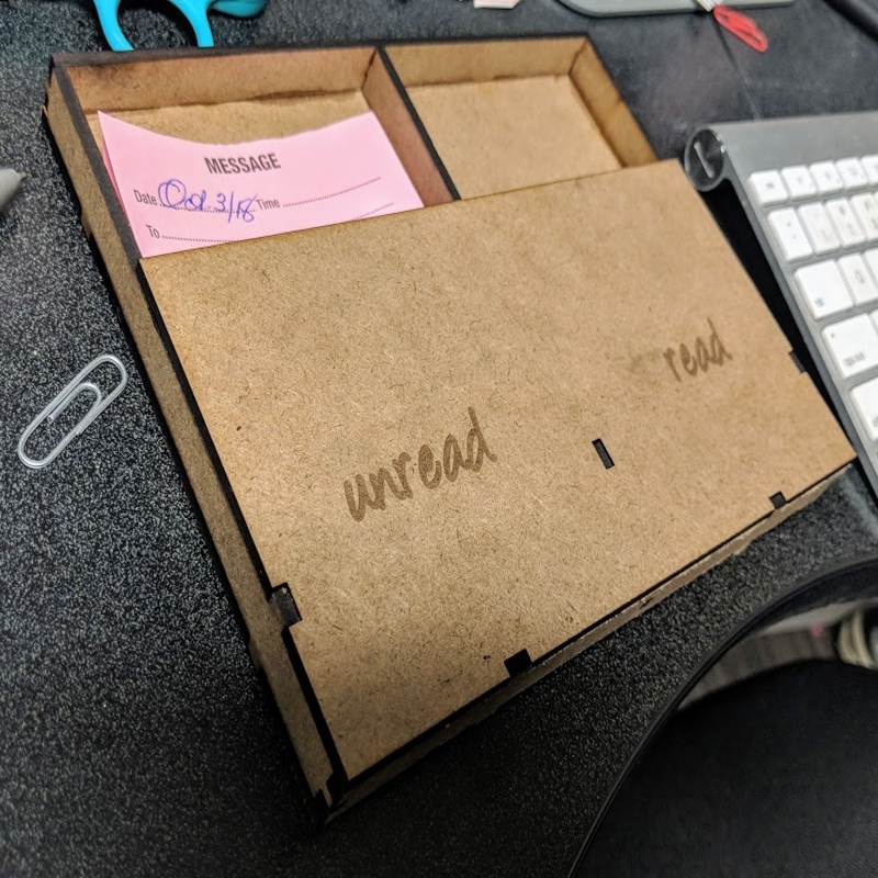 طرح جعبه یادداشت پیام برای میز کار مناسب برای استفاده در دستگاه های cnc چوب و cnc لیزر - laser cut message memo box for desk cdr file