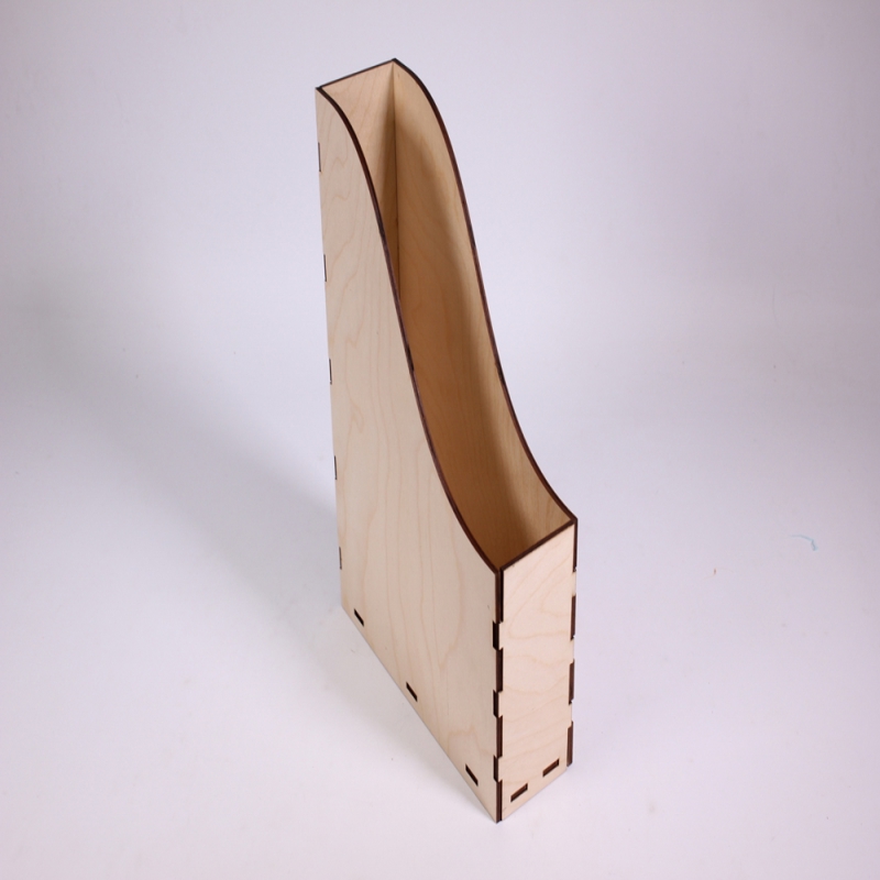 طرح پایه مجله مناسب برای استفاده در دستگاه های cnc چوب و cnc لیزر - laser cut magazine stand cdr file