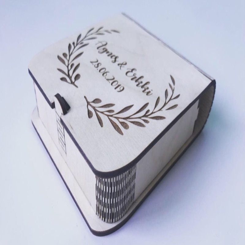 طرح جعبه چوبی با قفل، فایل cnc، مناسب برای استفاده در دستگاه های cnc چوب و cnc لیزر - wooden box with latch laser cut cnc plans cdr file