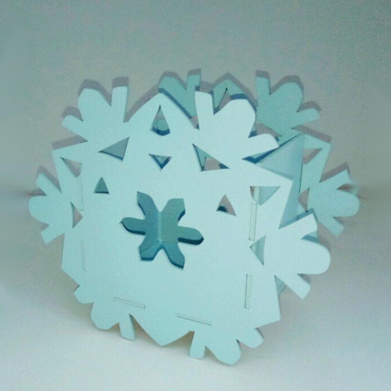 طرح جا خودکاری طرح دانه برف مناسب برای استفاده در دستگاه های cnc چوب و cnc لیزر - laser cut snowflake pen holder organizer cdr file