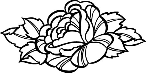 طرح فایل eps و eps طرح گل شماره ۱۲ مناسب برای استفاده در دستگاه های cnc چوب و cnc لیزر - flower 12 eps file