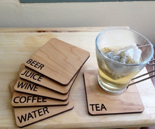 طرح زیرلیوانی مناسب برای استفاده در دستگاه های cnc چوب و cnc لیزر - laser cut coasters dxf file