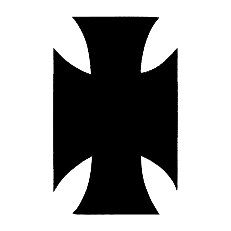 طرح صلیب آهنین مناسب برای استفاده در دستگاه های cnc چوب و cnc لیزر - iron cross dxf file