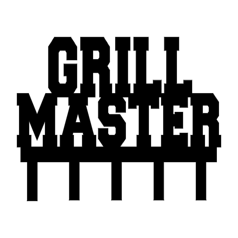 طرح گریل مستر مناسب برای استفاده در دستگاه های cnc چوب و cnc لیزر - grill master dxf file
