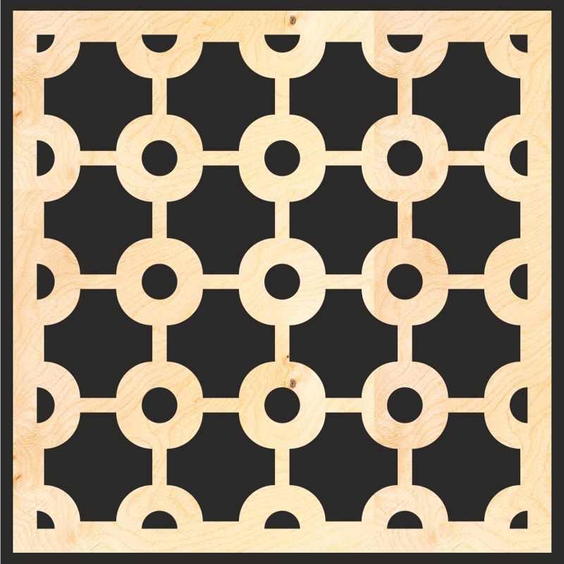 طرح و الگوی پنل های مشبک چوبی تزئینی مناسب برای استفاده در دستگاه های cnc چوب و cnc لیزر - decorative wood lattice panels pattern cdr file
