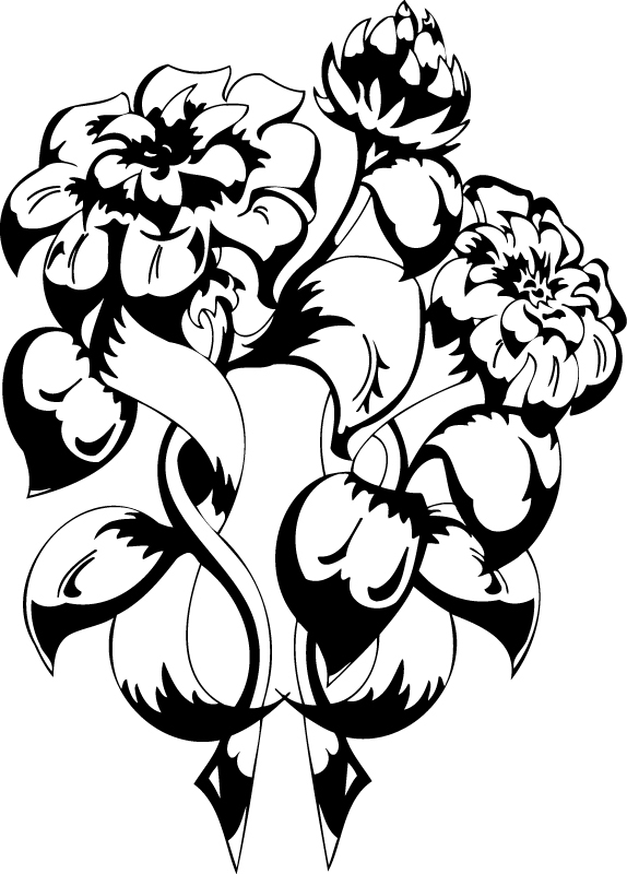 طرح فایل وکتور طرح های گلدار زینتی مناسب برای استفاده در دستگاه های cnc چوب و cnc لیزر - vector floral ornamental design ai file