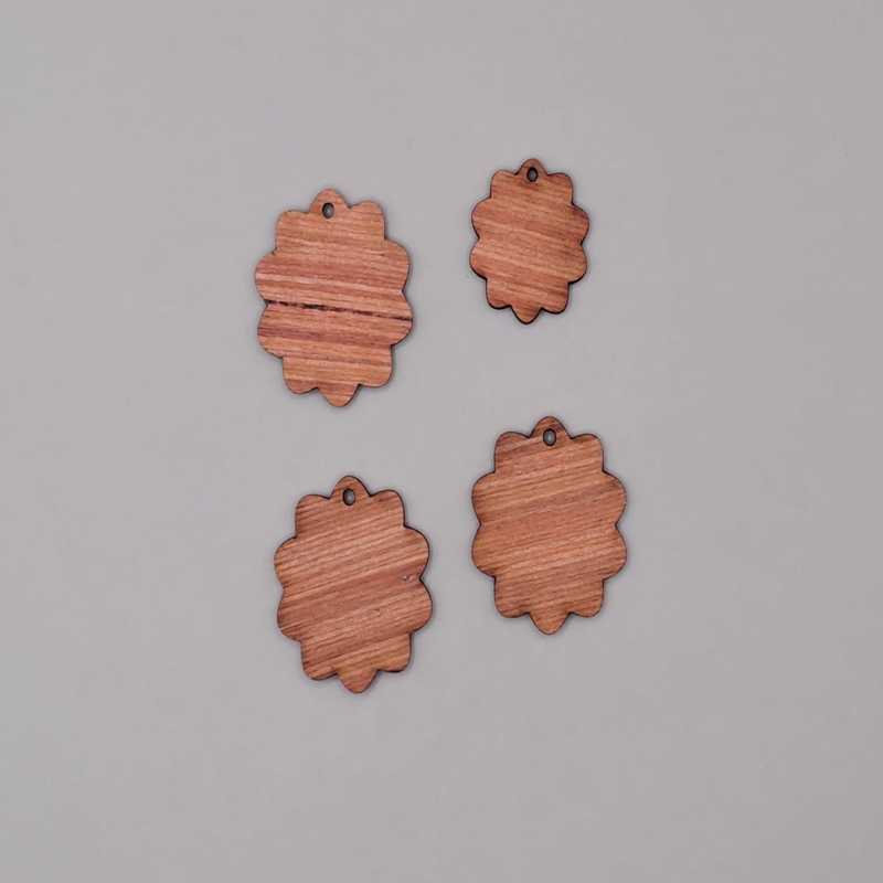 طرح دایره طرح حلزونی مناسب برای استفاده در دستگاه های cnc چوب و cnc لیزر - laser cut scalloped circle cutout shape cdr file