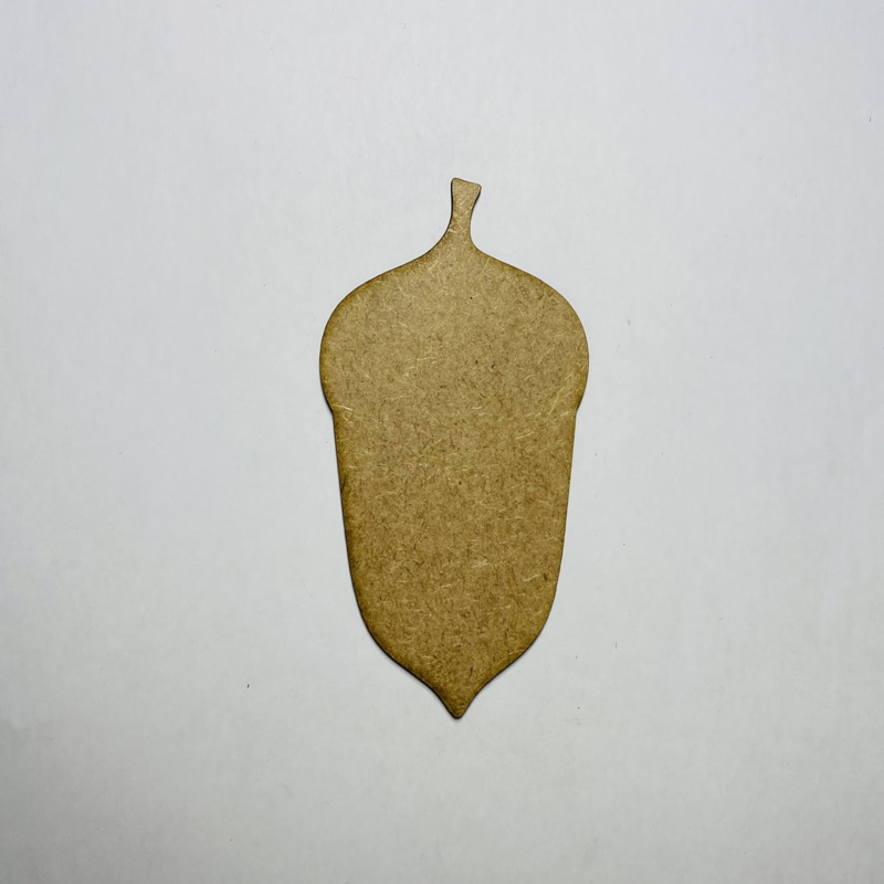 طرح چوب بلوط ناتمام با فرمت کورل مناسب برای استفاده در دستگاه های cnc چوب و cnc لیزر - laser cut acorn shape unfinished wood acorn cutout cdr file