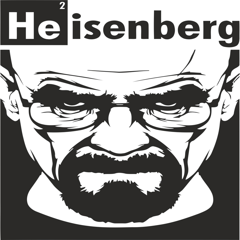 طرح وکتور طرح هایزنبرگ مناسب برای استفاده در دستگاه های cnc چوب و cnc لیزر - heisenberg print vector cdr file
