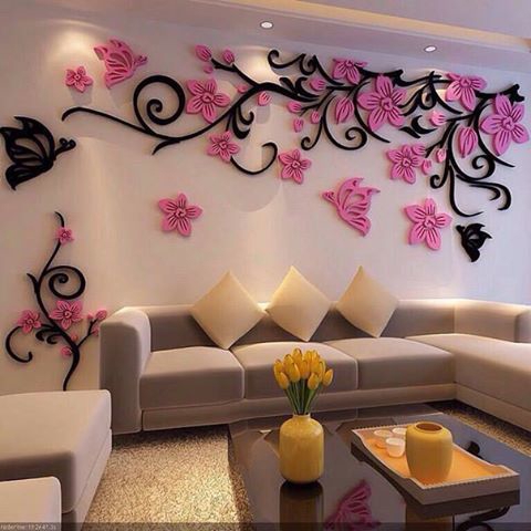 طرح گل برای تزیین دیوار مناسب برای استفاده در دستگاه های cnc چوب و cnc لیزر - wall decoration floral design cdr file