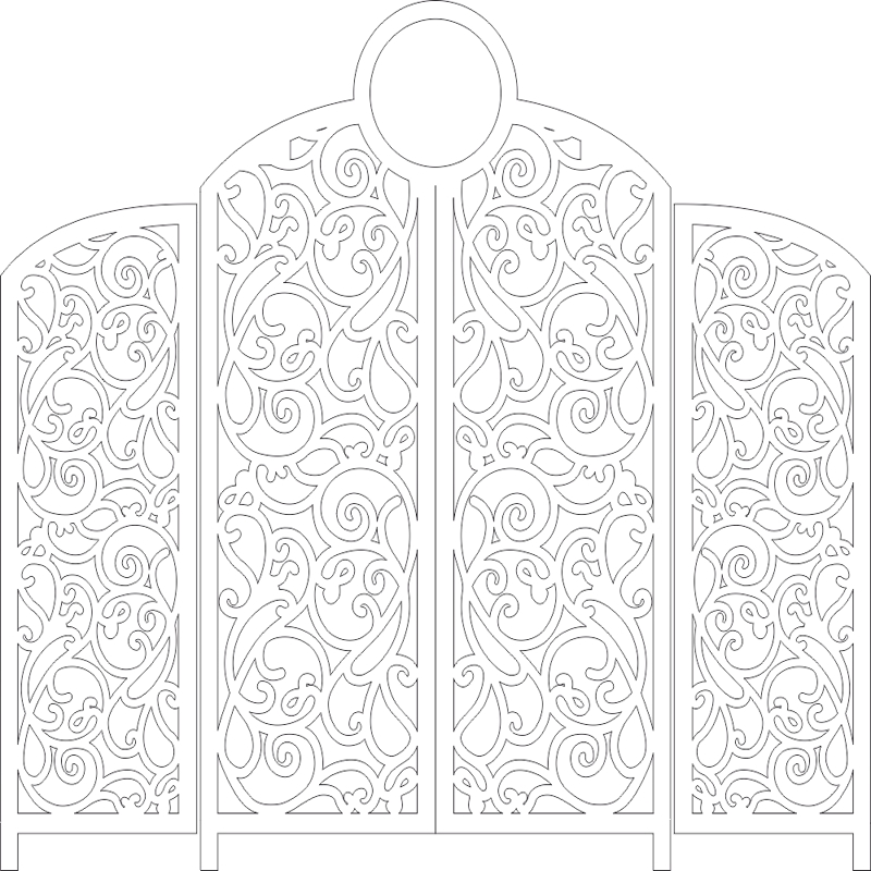 طرح شیرما ۱ مناسب برای استفاده در دستگاه های cnc چوب و cnc لیزر - shirma 1 dxf file