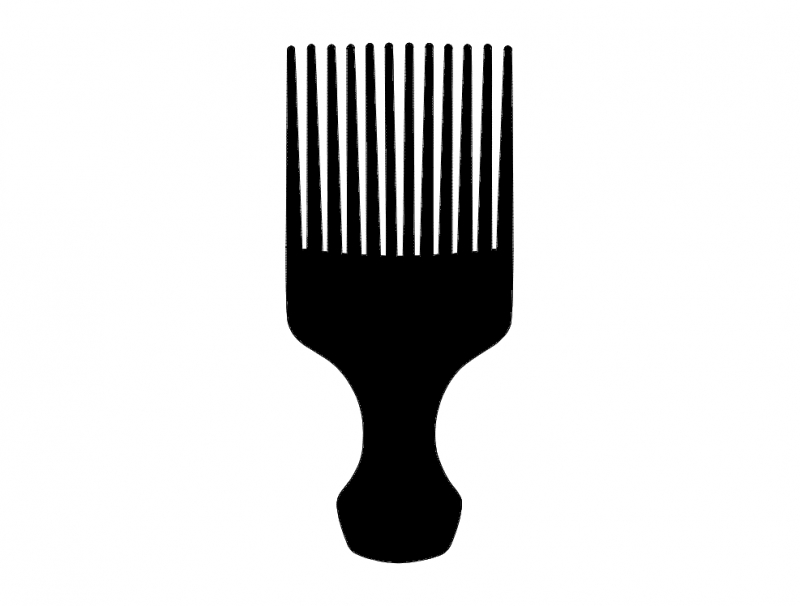 طرح گلچین مو مناسب برای استفاده در دستگاه های cnc چوب و cnc لیزر - hairpick dxf file
